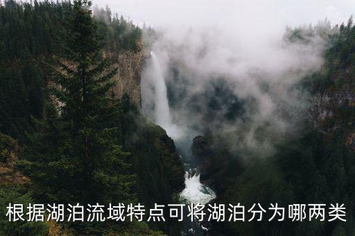湖泊的類型，根據湖泊流域特點可將湖泊分為哪兩類