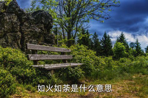 如火如茶,臺灣棒球賽如火如荼如何理解這句話
