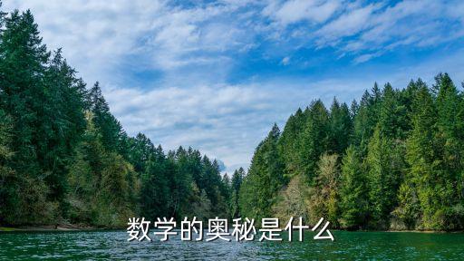 數(shù)學(xué)的奧秘是什么