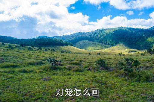 燈籠圖案,手工制作燈籠步驟:先畫骨架和流蘇再畫細節