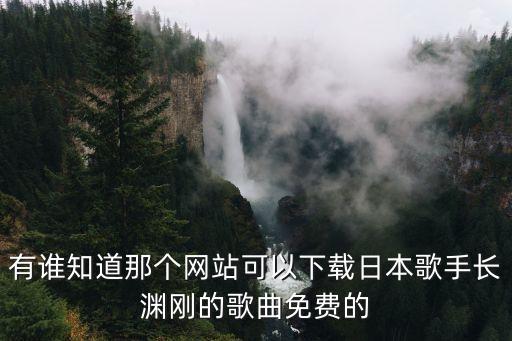 有誰知道那個網站可以下載日本歌手長淵剛的歌曲免費的