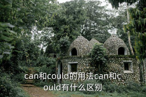 can和could的用法can和could有什么區別