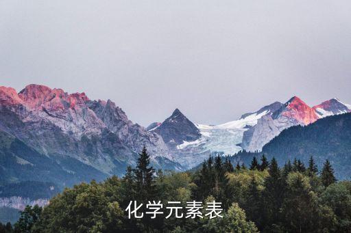 化學元素表，想要一份化學元素對照表