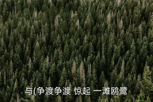 驚起一灘鷗鷺全詩,第二集:穿越時空隧道穿越虛擬世界
