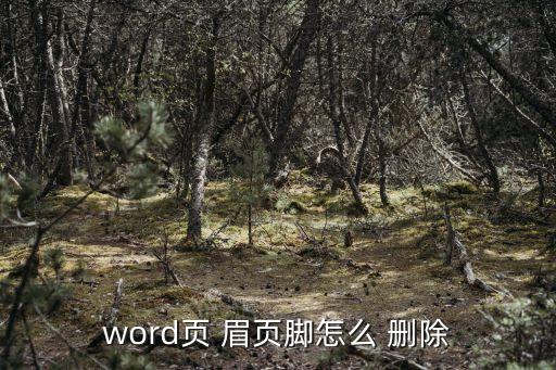 怎樣刪除頁眉頁腳,點擊瀏覽圖片說明刪除頁眉頁腳即可