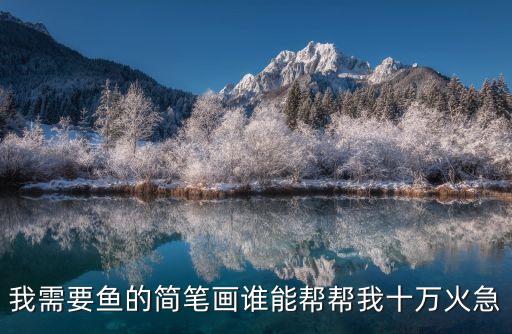我需要魚的簡筆畫誰能幫幫我十萬火急