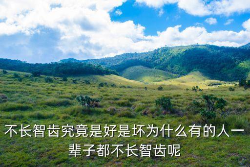 不長(zhǎng)智齒究竟是好是壞為什么有的人一輩子都不長(zhǎng)智齒呢