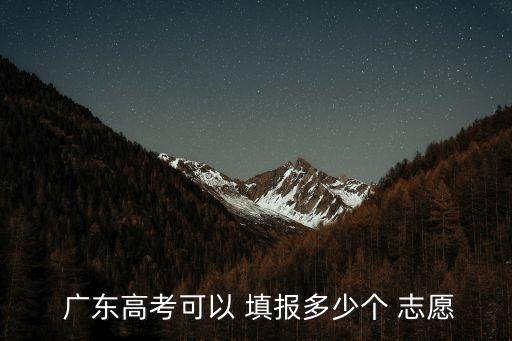 廣東志愿填報,廣東45高校專業(yè)組可填報省本科計劃志愿