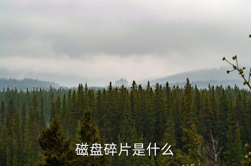 磁盤碎片是什么
