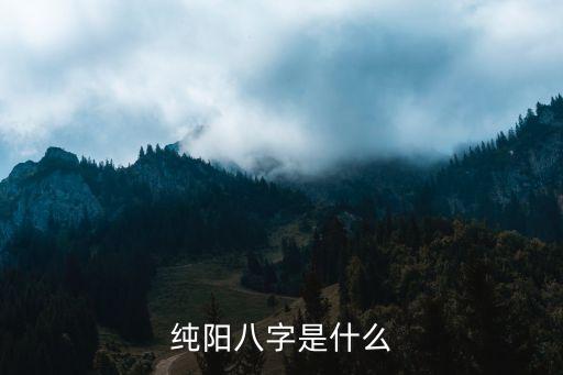 純陽八字，什么是純陽命