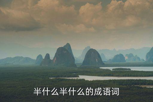 半的成語(yǔ)，半什么半什么的成語(yǔ)詞