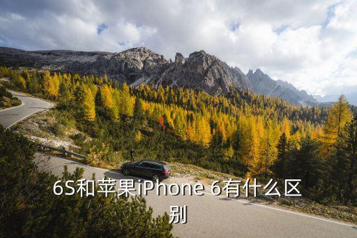 6S和蘋果iPhone 6有什么區別
