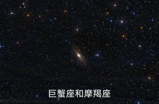 巨蟹座和摩羯座