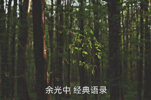  余光中 經典語錄