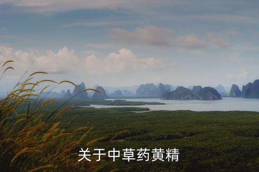 關于中草藥黃精