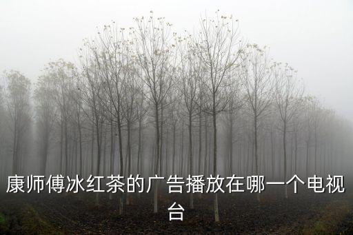 康師傅冰紅茶的廣告播放在哪一個電視臺