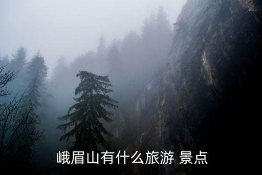 峨眉山景點(diǎn)介紹,四川有很多著名景點(diǎn)包括九寨溝和峨眉山
