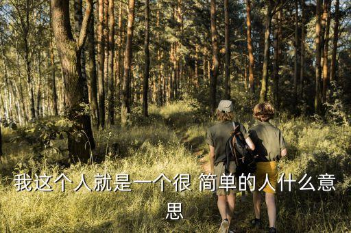 簡單的人,簡單的人和復(fù)雜的人相處的話簡單，矛盾多