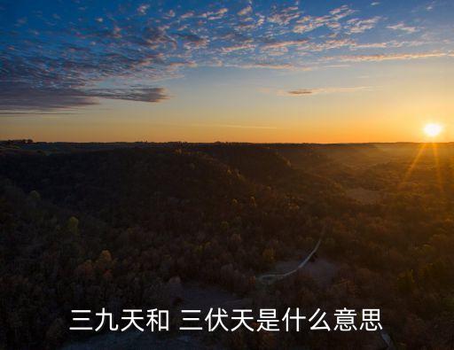 什么是三伏天,下個月天氣怎么樣了?