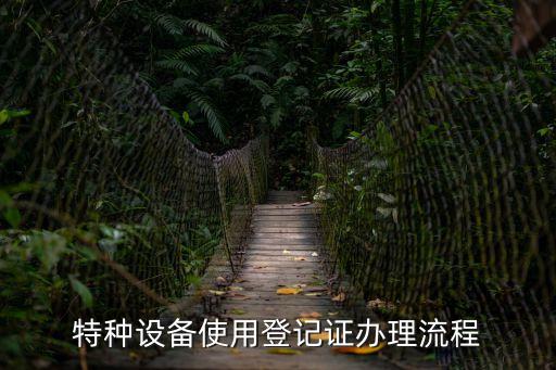 上海市特種設備登記，特種設備辦理使用登記