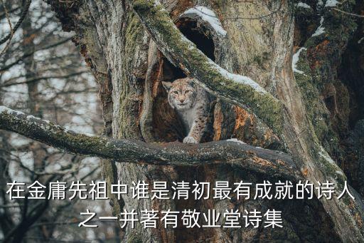 敬業(yè)堂，在金庸先祖中誰是清初最有成就的詩人之一并著有敬業(yè)堂詩集