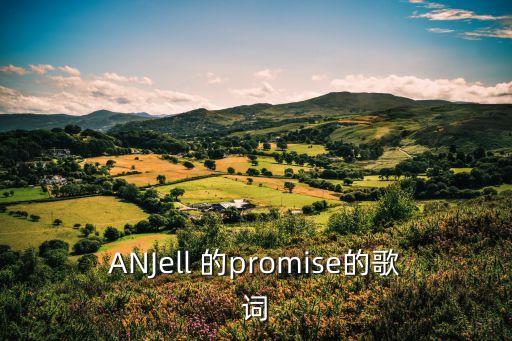 ANJell 的promise的歌詞