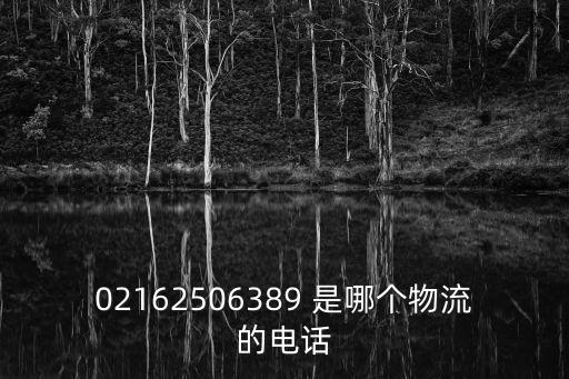 02162506389 是哪個物流的電話