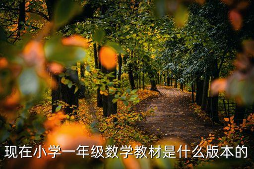 現在小學一年級數學教材是什么版本的