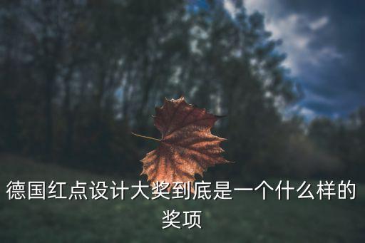 紅點設計大獎，那些獲得過德國紅點設計獎的家具是什么樣的