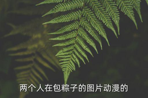 兩個人在包粽子的圖片動漫的