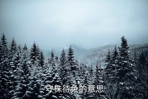 守株待兔,守株待兔典故出自戰國時期