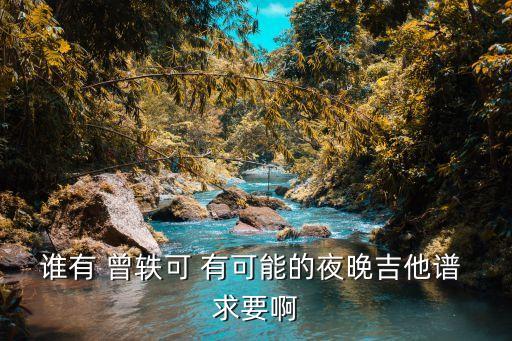 有可能的夜晚簡譜，誰有 曾軼可 有可能的夜晚吉他譜 求要啊