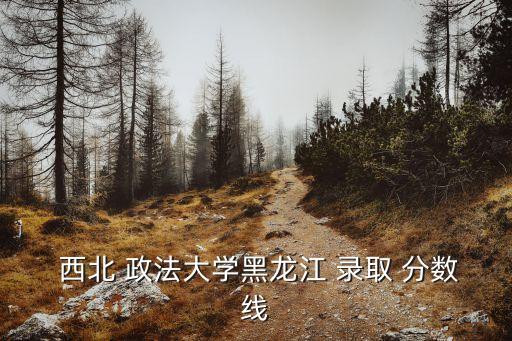  西北 政法大學黑龍江 錄取 分數(shù)線