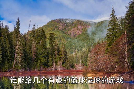 誰能給幾個(gè)有趣的籃球運(yùn)球的游戲