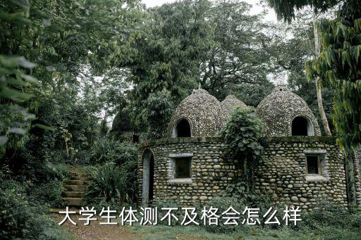 大學生體測不及格會怎么樣