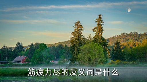 筋疲力盡反義詞，筋疲力盡的反義詞是什么