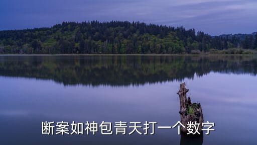 斷案如神包青天打一個(gè)數(shù)字