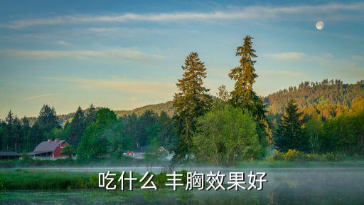 吃什么 豐胸效果好