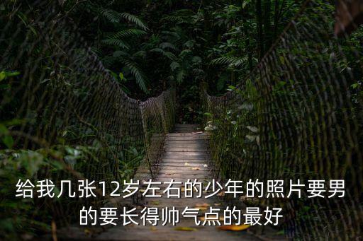 給我幾張12歲左右的少年的照片要男的要長得帥氣點的最好