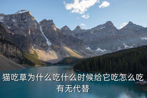 吃草貓，貓吃草代表的是什么現象