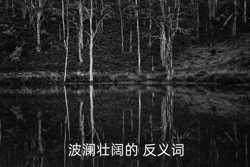 波瀾壯闊的反義詞,形容軍隊規(guī)模宏大或用作主語或定語