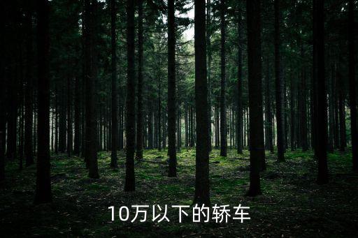 10萬以下的轎車