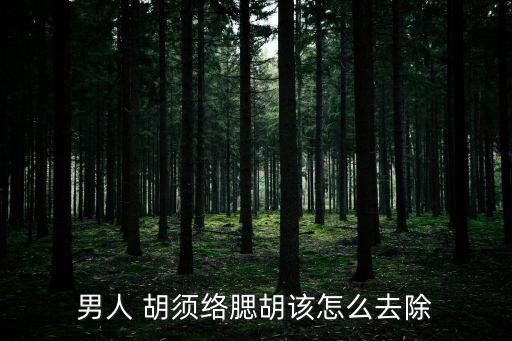 絡(luò)腮胡須,留著胡子胡須顯得很臟男性選擇進行胡須脫毛治療