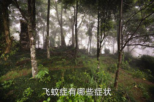 飛蚊癥是什么癥狀，飛蚊癥有哪些癥狀