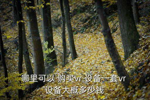 購買設備,科技公司推出新計劃讓用戶體驗虛擬世界