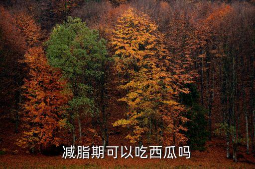 減肥能吃西瓜嗎，減脂可以吃西瓜嗎