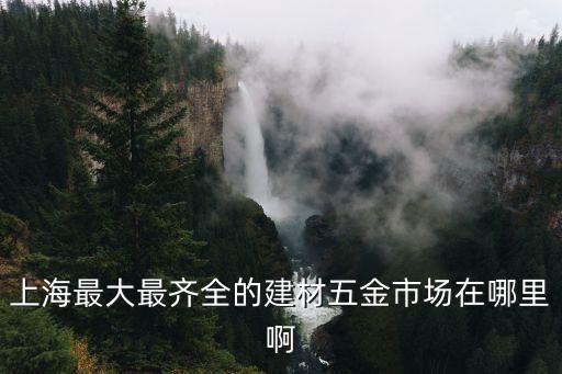 上海最大最齊全的建材五金市場(chǎng)在哪里啊