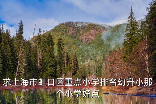 求上海市虹口區(qū)重點小學排名幻升小那個小學好點