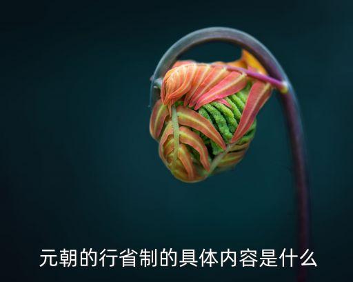 元朝行政區劃,元朝省制主要是:行政區劃最高級別是市級單位