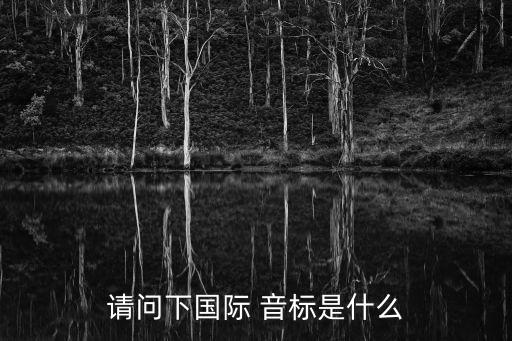 音標是什么,國際音標遵循一聲一符的嚴格標準